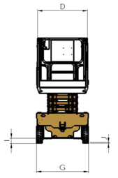 Miniatuur Mobiele Hydraulische het Platform Lichtgewicht Luchtliften van de Schaarlift